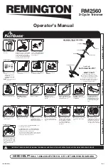 Preview for 1 page of Remington RM2560 Operator'S Manual