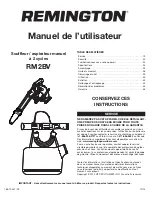 Preview for 19 page of Remington RM2BL Operator'S Manual