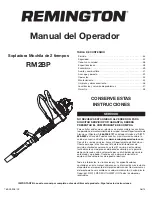 Предварительный просмотр 33 страницы Remington RM2BP Operator'S Manual