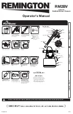 Remington RM2BV Operator'S Manual предпросмотр