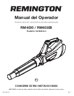 Preview for 37 page of Remington RM4030 Operator'S Manual