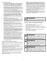 Preview for 4 page of Remington RM4050 Operator'S Manual