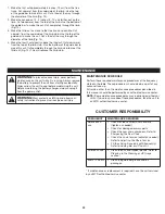 Preview for 20 page of Remington RM4050 Operator'S Manual