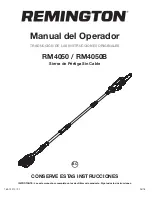 Preview for 59 page of Remington RM4050 Operator'S Manual