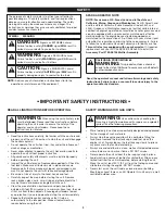 Preview for 2 page of Remington RM4218 Operator'S Manual