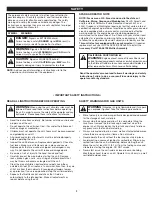 Preview for 2 page of Remington RM4625 Operator'S Manual