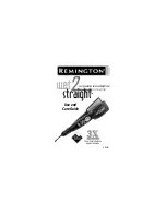 Remington S-8000i Use And Care Manual preview