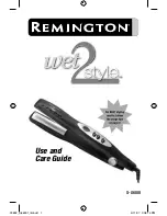 Remington S-8600t Use And Care Manual preview