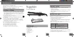 Preview for 2 page of Remington Sapphire Pro S9509 Quick Manual