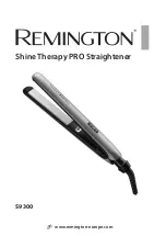 Remington Shine Therapy PRO S9300 Manual preview