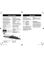 Предварительный просмотр 3 страницы Remington ShineTherapy S-4444 Use And Care Manual