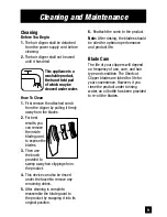 Preview for 9 page of Remington Shortcut clipper SCC-100R Use And Care Manual