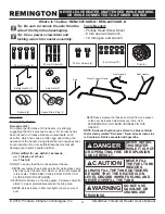 Preview for 5 page of Remington Silent Drive REM-150T-SDR-O User'S Manual & Operating Instructions