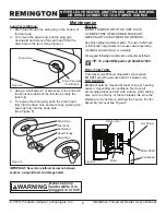 Preview for 7 page of Remington Silent Drive REM-150T-SDR-O User'S Manual & Operating Instructions