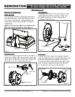 Preview for 8 page of Remington Silent Drive REM-150T-SDR-O User'S Manual & Operating Instructions