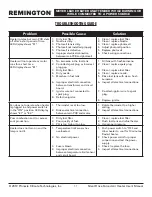 Preview for 11 page of Remington SilentDrive REM-150T-SDR-B User'S Manual & Operating Instructions