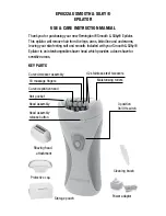 Preview for 2 page of Remington Smooth & Silky EP6022AU Use & Care Instruction Manual