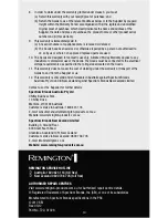 Предварительный просмотр 11 страницы Remington Smooth & Silky EP6022AU Use & Care Instruction Manual