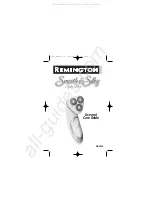 Предварительный просмотр 1 страницы Remington Smooth & Silly Spin Flex WR-5000 Use & Care Manual