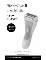 Remington Smooth Silky WDF4818AU Use & Care Manual preview