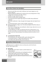 Preview for 4 page of Remington Sonicfresh Total Clean SFT-100 User Manual