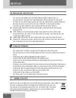 Preview for 12 page of Remington Sonicfresh Total Clean SFT-100 User Manual