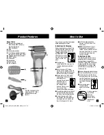 Preview for 3 page of Remington Sooth & Silky Utra WDF-3500 Use And Care Manual