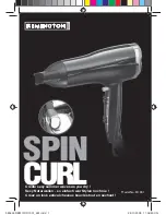 Preview for 1 page of Remington Spin Curl D1001 Instructions For Use Manual