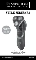 Предварительный просмотр 1 страницы Remington Style R5 Series Use & Care Manual