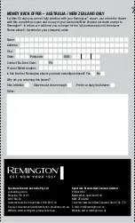 Предварительный просмотр 11 страницы Remington Style R5 Series Use & Care Manual