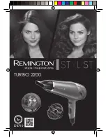 Remington Stylist TURBO 2200 D3710 User Manual preview