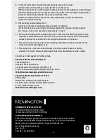 Предварительный просмотр 8 страницы Remington Titanium All-in-one PG6020AU Use & Care Manual