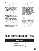 Preview for 3 page of Remington Titanium HC-921 Use And Care Manual