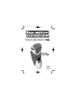 Preview for 1 page of Remington Titanium MicroScreen MS-5100 Use And Care Manual