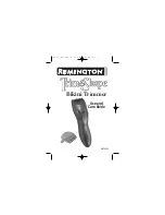 Remington Trim & Shape BKT-1500 Use And Care Manual preview