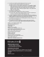 Preview for 10 page of Remington Trim & Shape BKT-2000 Use & Care Manual