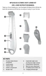 Preview for 4 page of Remington Trim & Shape WPG4030AU Use & Care Manual