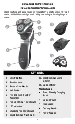 Предварительный просмотр 4 страницы Remington ULTIMATE R9 SERIES Use & Care Manual