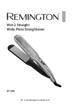 Remington Wet 2 Straight S7350 Manual preview