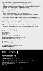 Preview for 6 page of Remington WETech Active NE3850AU Use & Care Manual