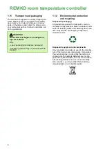 Preview for 6 page of REMKO ATR-Smart-Basic Operating Manual