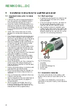 Preview for 20 page of REMKO BL 263 DC Assembly And Operating Instructions Manual