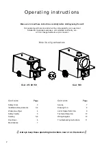 Preview for 2 page of REMKO CLA 100 Operating Instructions Manual