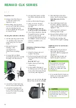 Preview for 14 page of REMKO CLK 120 Operating And Installation Instructions