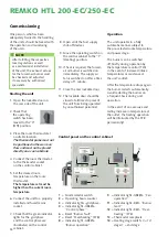 Предварительный просмотр 10 страницы REMKO HTL 200-EC Operating Manual