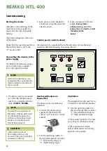 Preview for 10 page of REMKO HTL 400 Operation  Technology