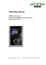 REMKO HTS Series Operating Manual preview