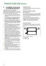 Preview for 18 page of REMKO KWK 125 ZW Operating And Installation Instructions