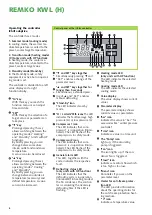 Preview for 8 page of REMKO KWL 130 Operation Manual