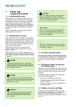 Preview for 4 page of REMKO KWT 200 DC Assembly And Operating Instructions Manual